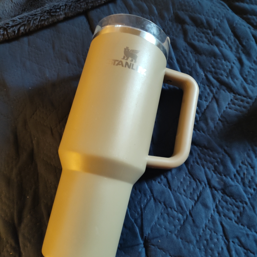Stanley Beige Travel Mug with Handle